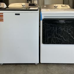 MAYTAG 5.2 cu. ft. Washer w/Agitator, Extra Power, 7.4 cu. ft. Vented Gas Drye w/Extra Power