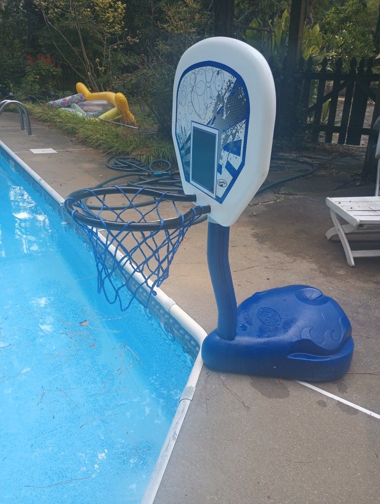 Pool Side Basketball Hoop