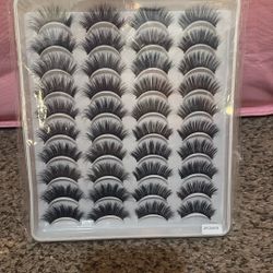 20 Piece Eyelashes 