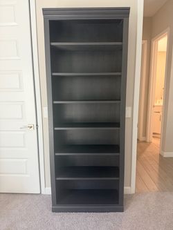 Dark Grey 6 Shelf Unit