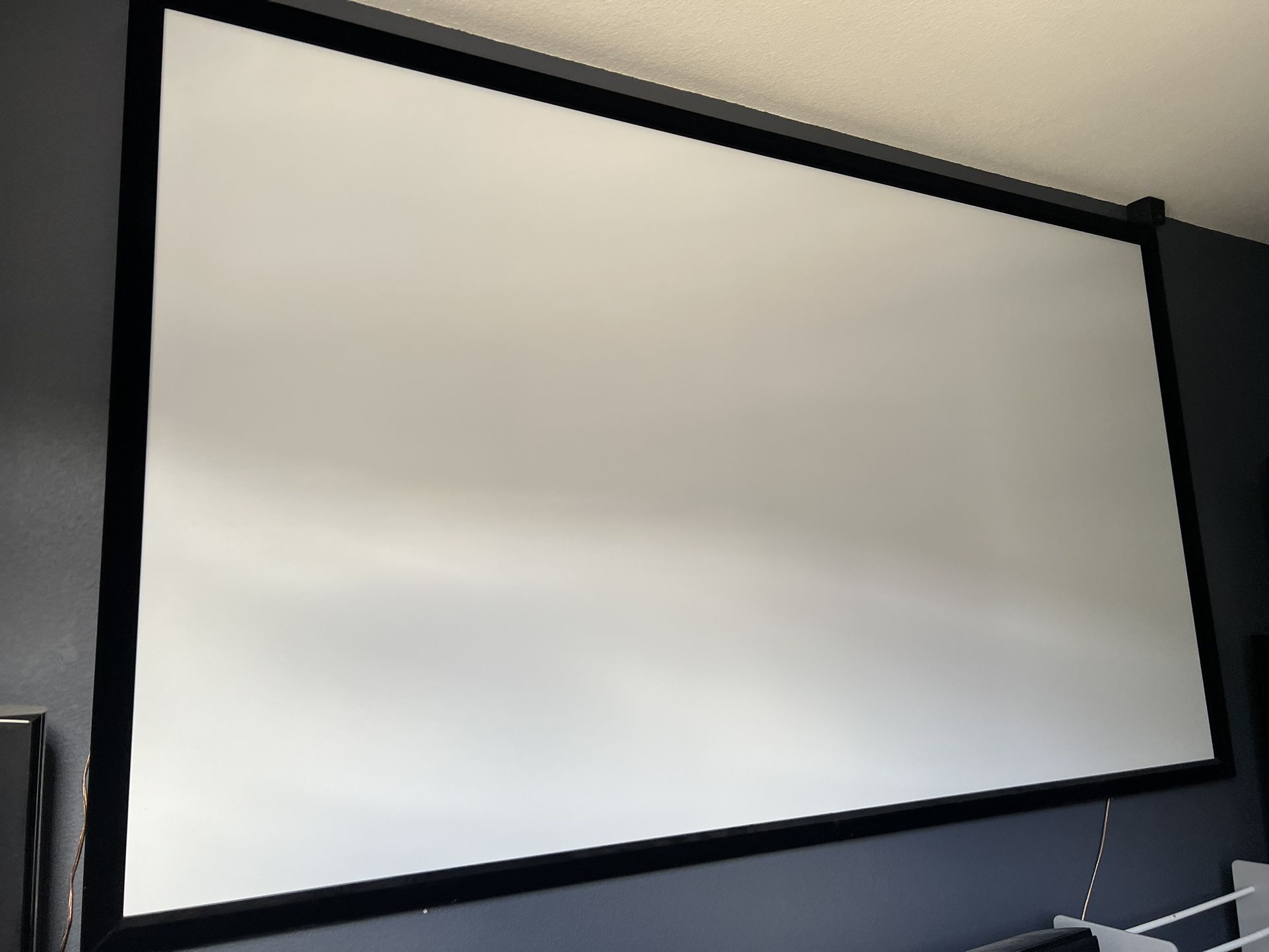 Silver Ticket 135" 16:9 4K / 8K Fixed Frame Projector Screen, White Material