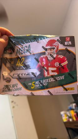 2025 panini nfl prizm football trading card mega box