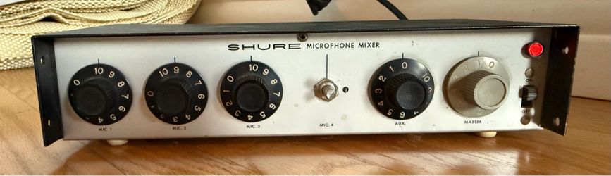 Shure mixer