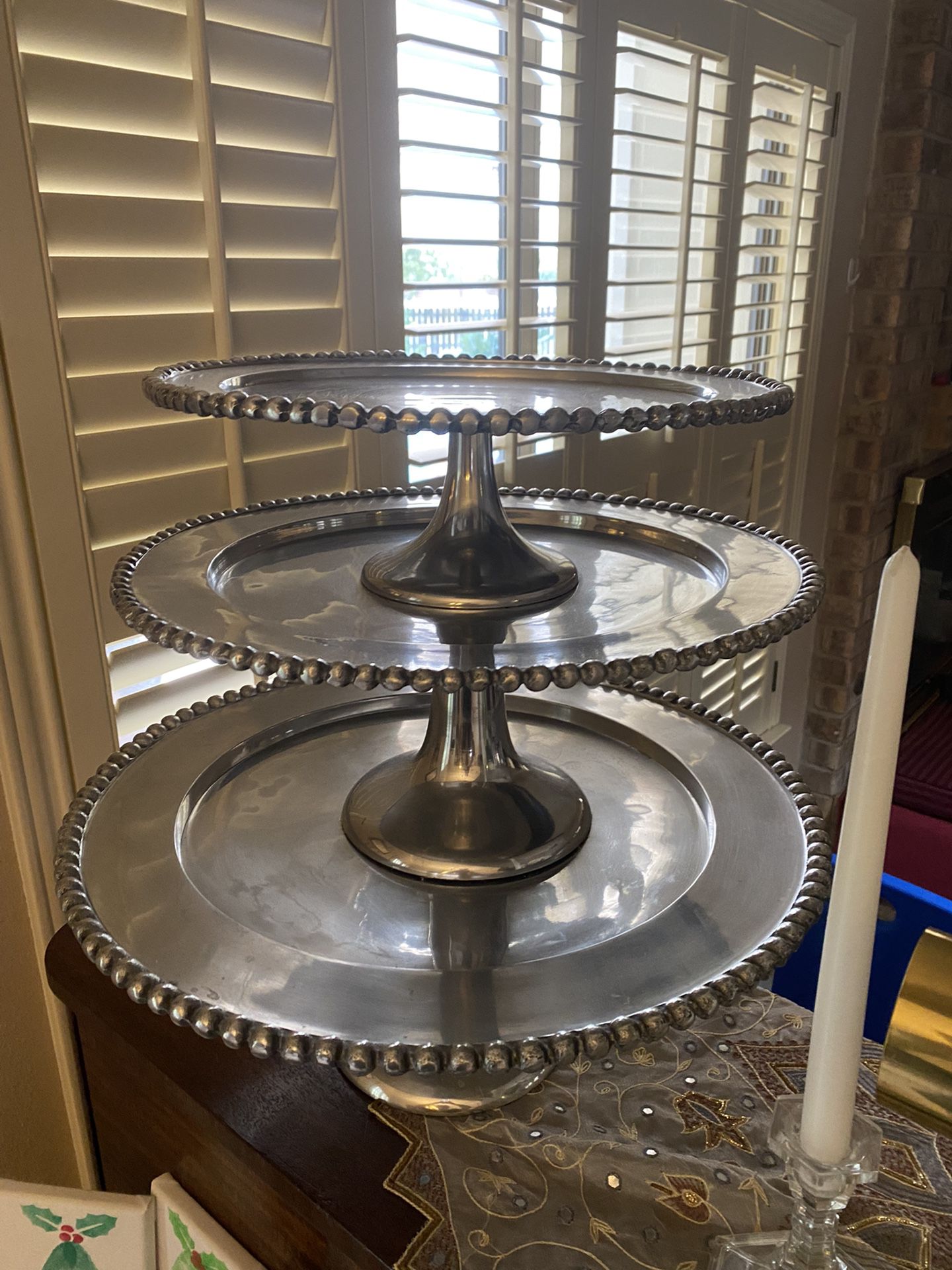 Pewter Cake Stand