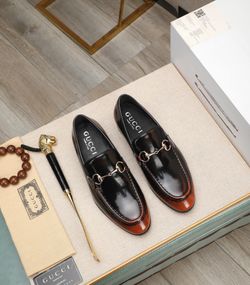 Gucci GG Men’s Leather Shoes With Box 2026 New