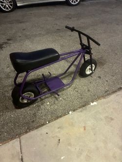 Mini Bike Frame bam with Wheels and Seat