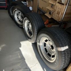 Corvette Slotted Wheels With Tires