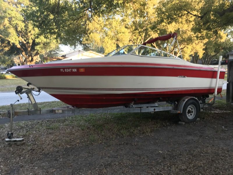GREAT RUNNING 1986 Sea Ray Seville Cuddy Cabin 22ft CASH OR TRADE FOR CAR