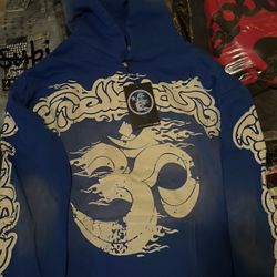 Hellstar Blue “Path to Paradise” Hoodie – Size Medium – New w/ Tags