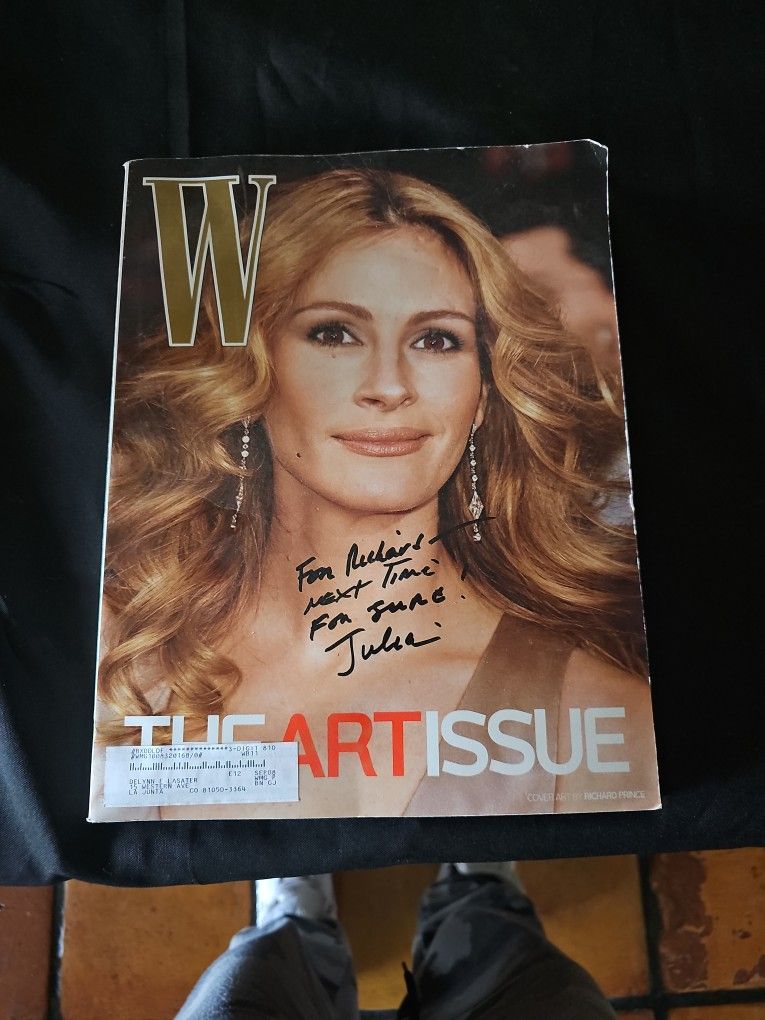 Julia Robert's Autograph