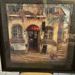Kirklands 31” X 31” Framed Wall Picture Decor  