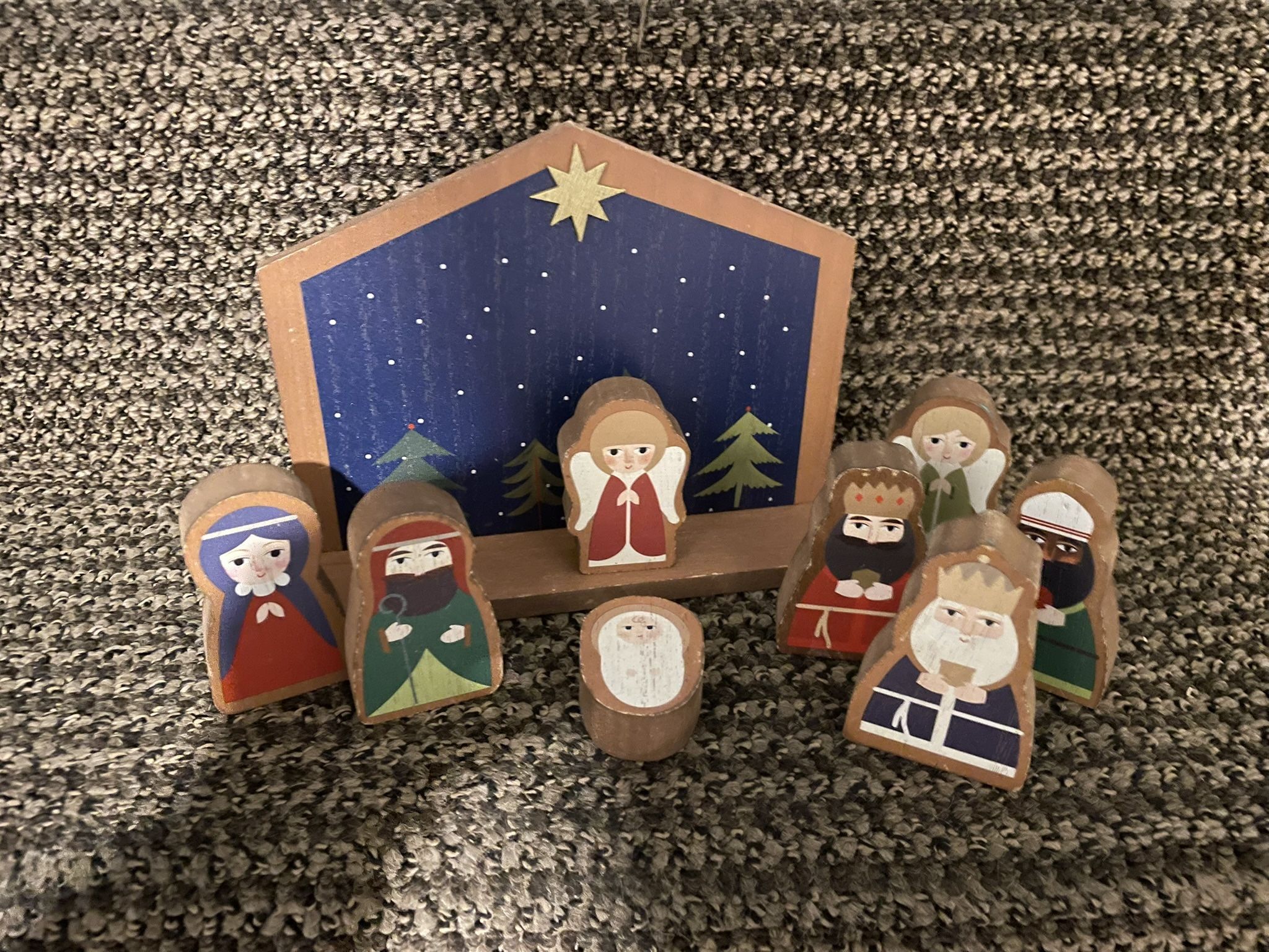 Wooden Nativity 