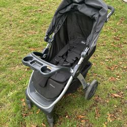CHICCO Bravo Quick Fold Stroller - Blacko