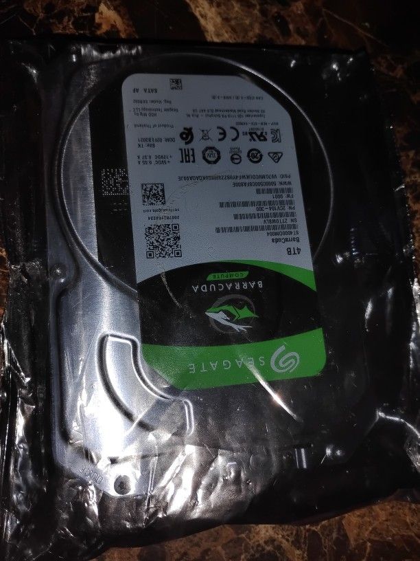Seagate 4 TB Unopened