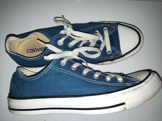 Sz 9 women's converse lagoon blue shoes