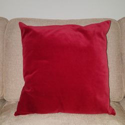 Free! Red Sofa / Couch Cushion Pillow