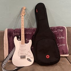 Squier Stratocaster Electric Guitar Plus Amp 