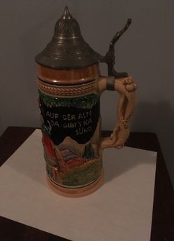 Vintage Beer Stein 1Lt