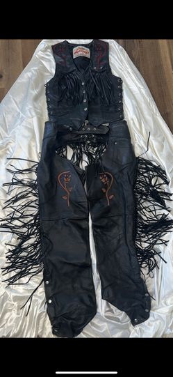 Authentic Leather Assless Chaps 