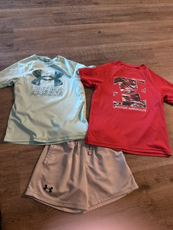 Boys Sz 7 Under Armour Lot
