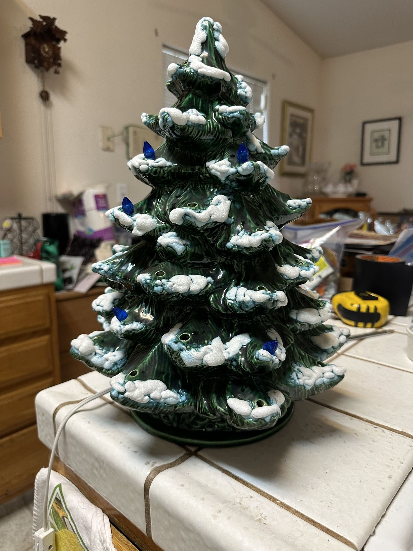 Vintage Ceramic Christmas Tree 1985