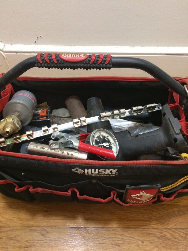 Husky Tool Bag The Toughest Name In Tools With Tons Of Random Tools And More Tools Still In Package. Message me anytime if you want more pictures or v