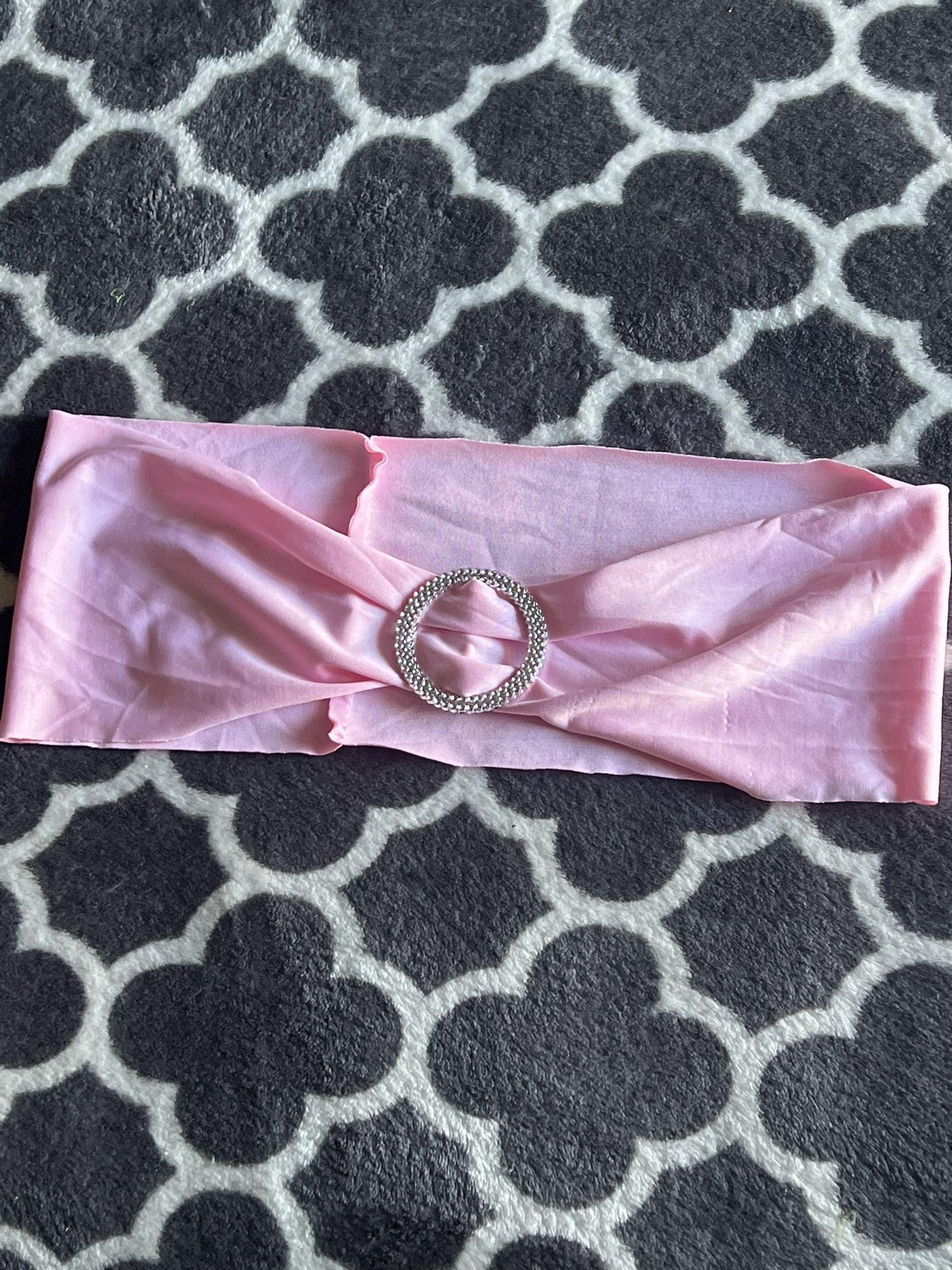 Spandex Chair Sashes Pink