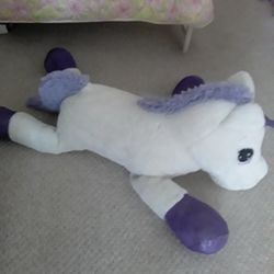 Jumbo Lavender and White Unicorn