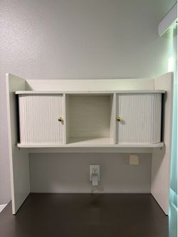 Countertop Kitchen Cabinet over microwave