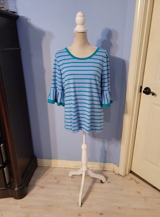 Isaac Mizrahi Live Large Blouse