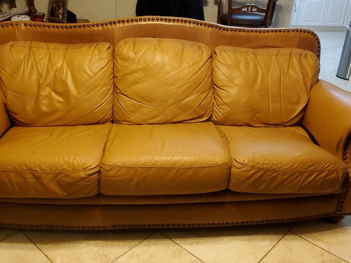 Free Family Room Leather Set
