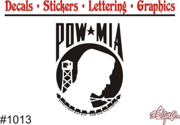 POW MIA Sticker 1013