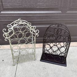 Vintage Wrought Iron Wine 🍷 Racks 