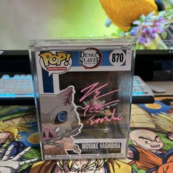 Funko Demon slayer Inosuke 870 *signed*
