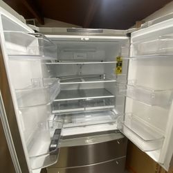 LG Grey Fridge With Much Space 