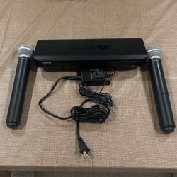 Shure SM58 Dual Wireless Mics/BLX 288 receiver