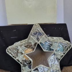 Things Remembered New In Box Star Candle Basket Set Can Be Personalized