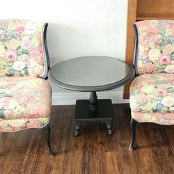 ANTIQUE CHAIRS W/COFFEE TABLE 129.00
