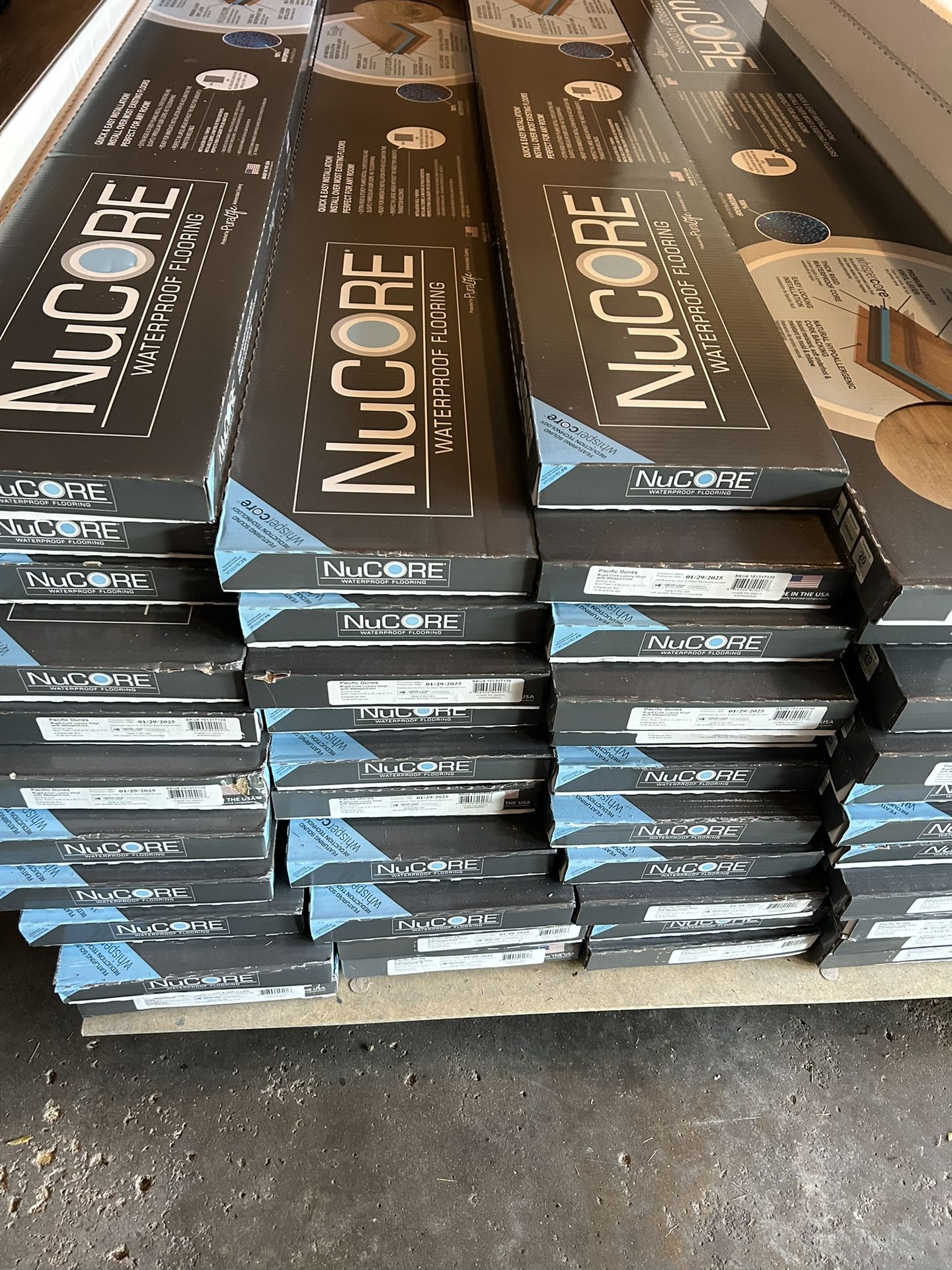 Luxury LVP Vinyl Floor 241 Sq Ft Available