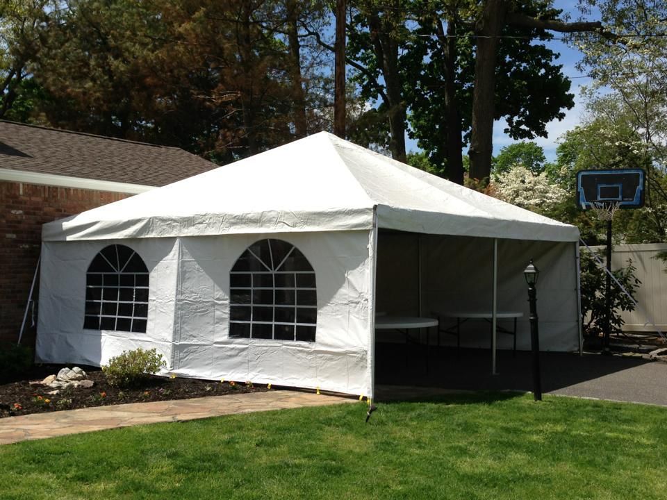20x20 NEW party tent with a wall