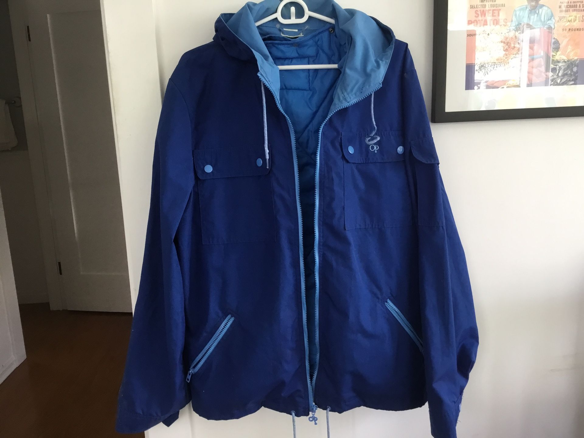 Mens Vintage 1980 S O. P. , Ocean Pacific Jacket And vest, XL, Perfect Condition 