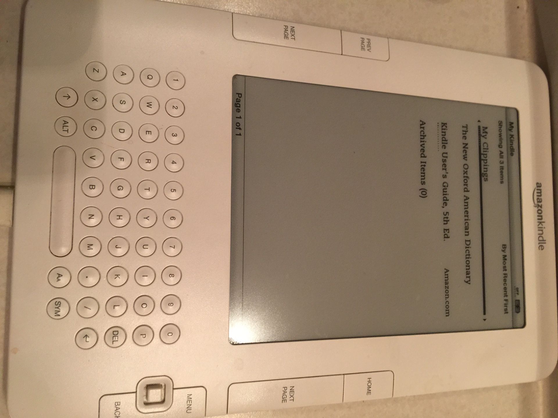 Amazon kindle