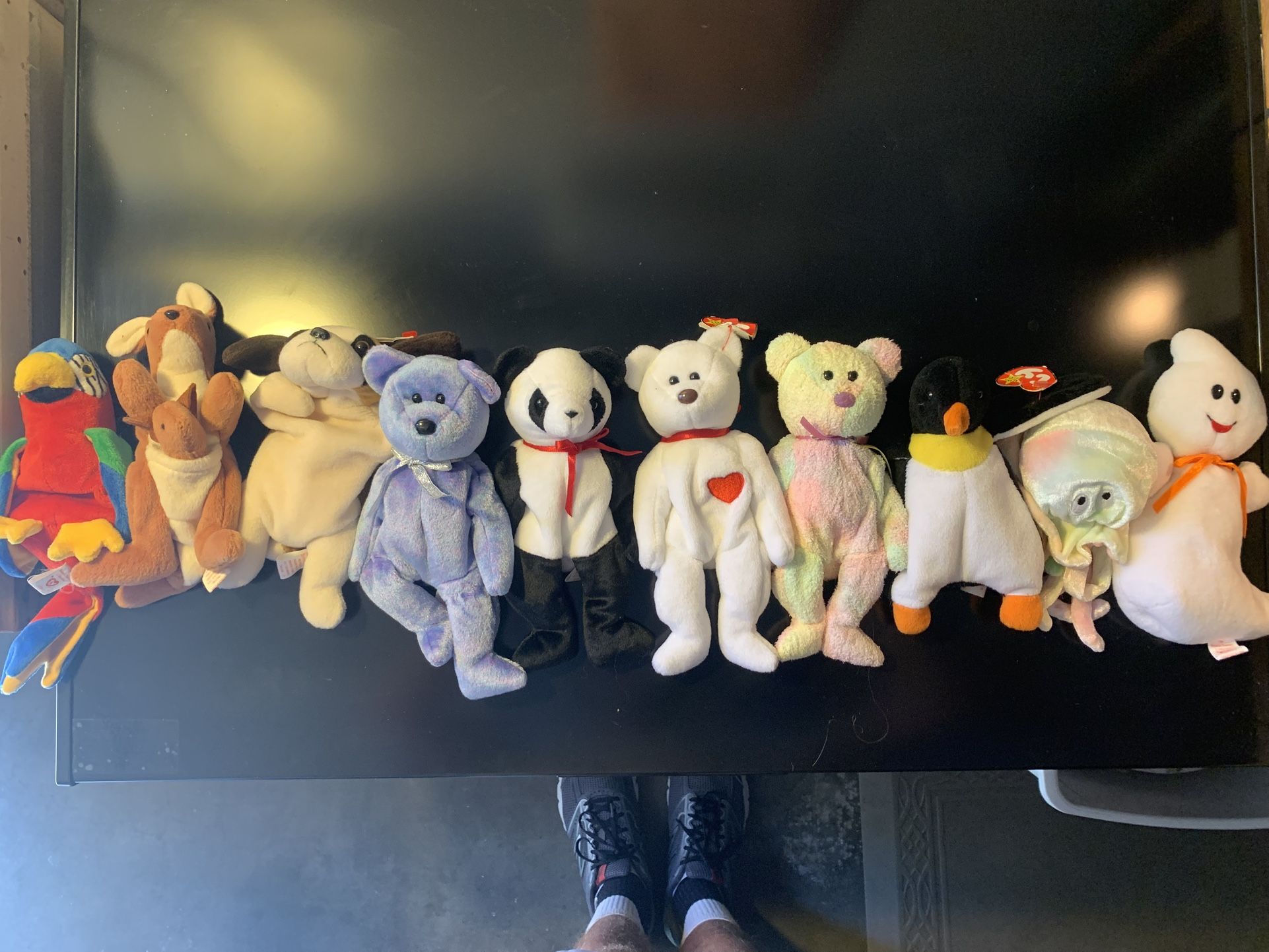 Ty Beanie Babies - Jabber, Pouch, Bernie, Clubby, Fortune, Valentino…