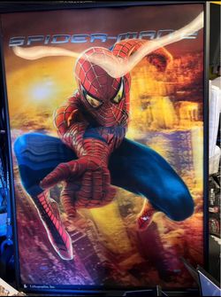 LARGE Spiderman 3D portrait