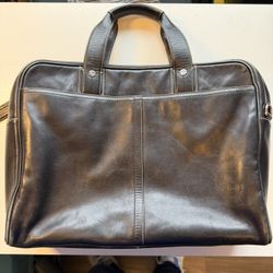 Coach Black Leather Briefcase Model E70094