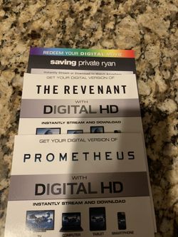 🔥🔥4K and HD Digital copies - movies in pictures for sale