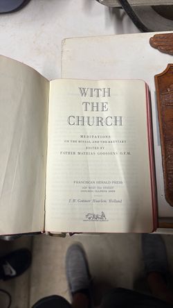 Vintage Catholic Prayer Book – With the Church by Fr. Mathias Goossens