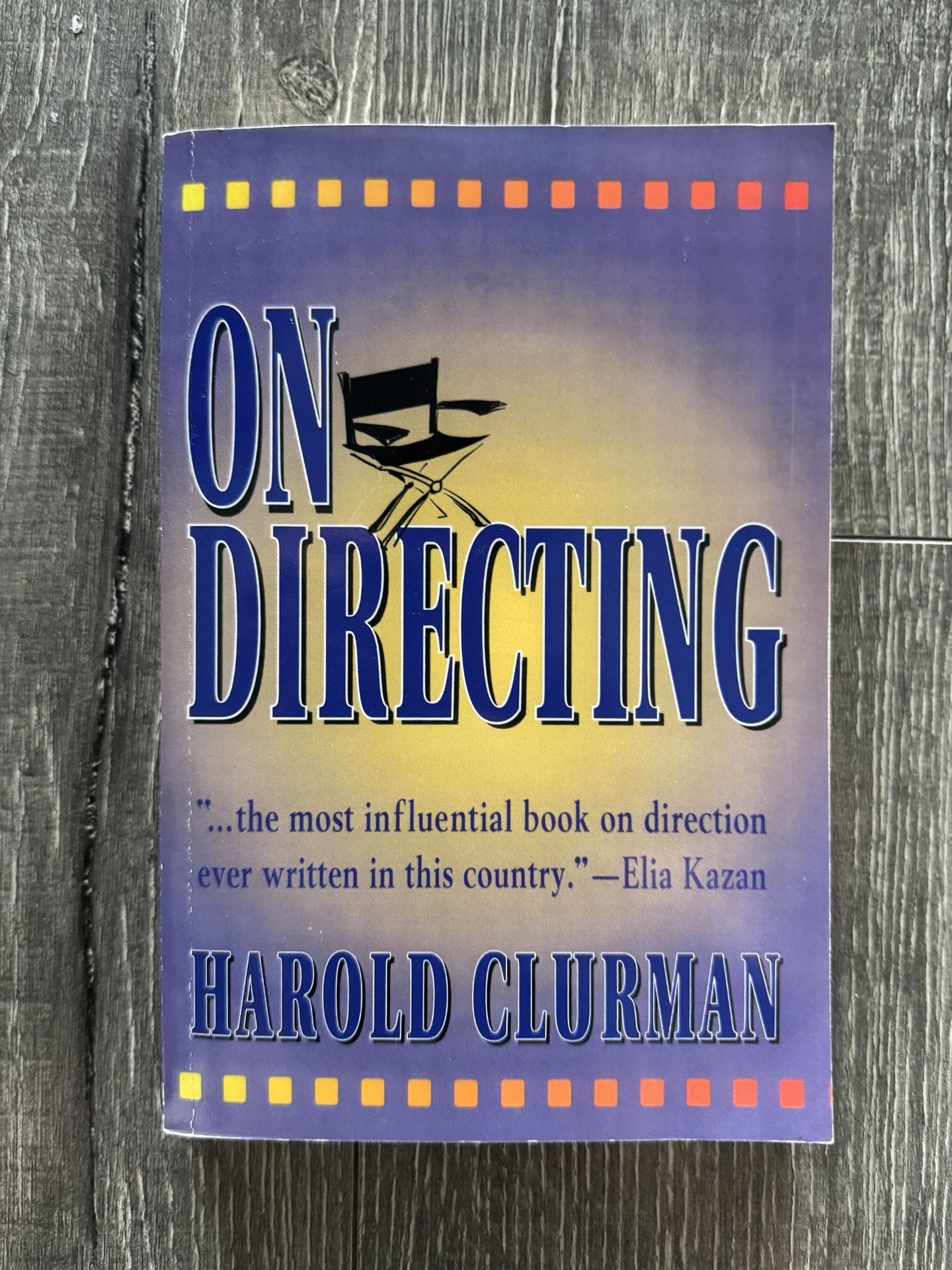 On Directing By Harold Clurman