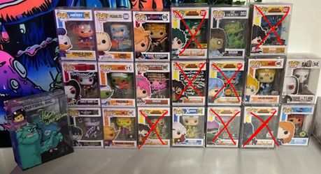 Signed Funko Pop Collection