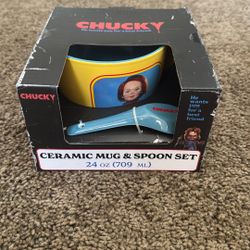 Chucky Giant Mug And Spoon 